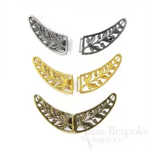 ABSOLON Clasp for Cloaks and Capes, 3 1/2", Made in France