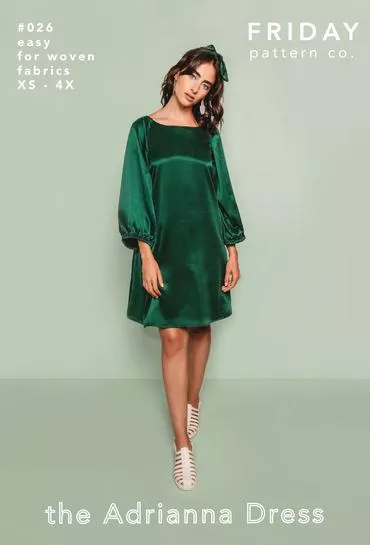 Adrianna Dress Pattern -- Friday Pattern Company