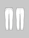 Almost Long Trouser Pattern -- The Assembly Line Patterns