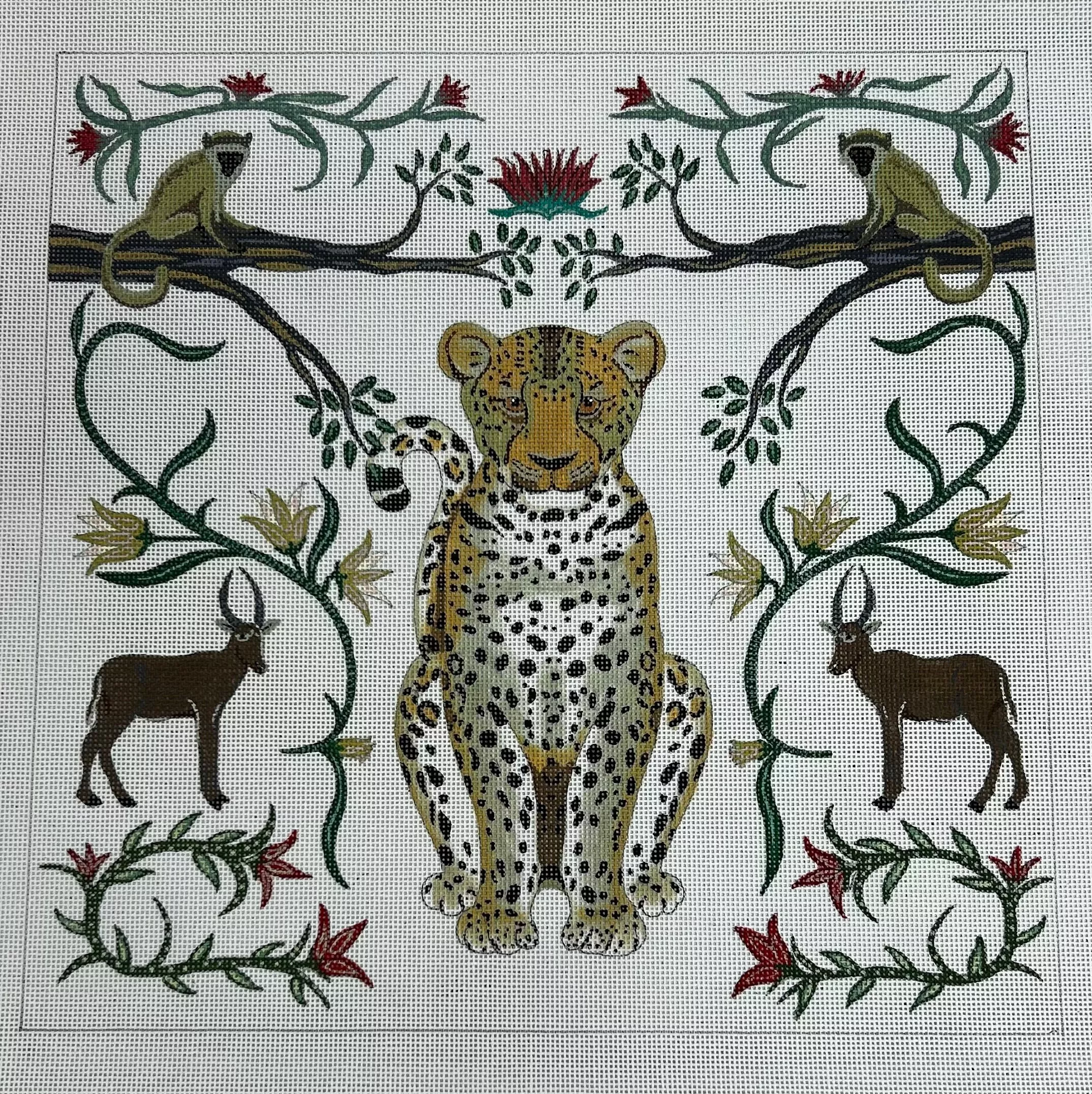 AT101 Leopard w/ Botanicals WHITE BACKGROUND