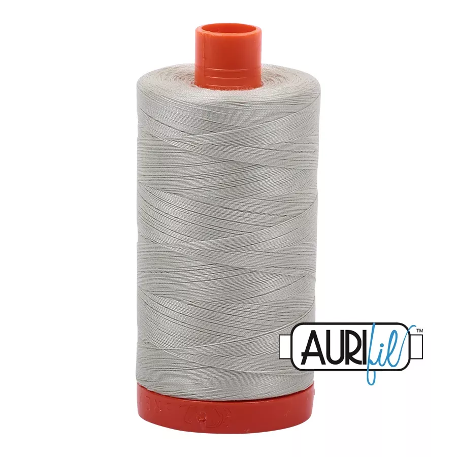 Aurifil 50 wt Cotton Thread - Light Grey Green 2843 - 1422 yds