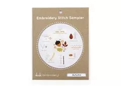 Autumn Embroidery Stitch Sampler by Kiriki Press