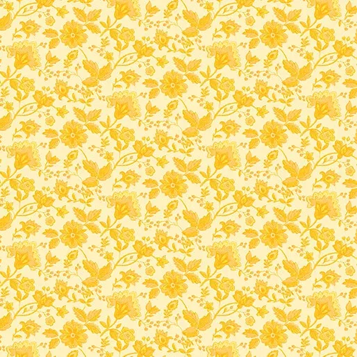 A Beautiful Life Rose Brocade Yellow #1602533B