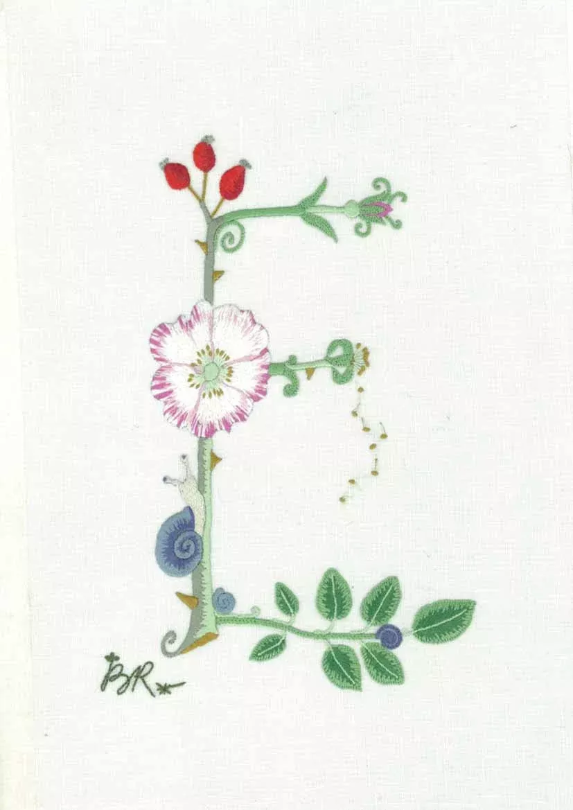 E - Alphabet Botanique by Bénédicte Réveilhac