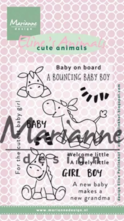 Marianne Design – Eline’s Animals Cute Baby Donkey
