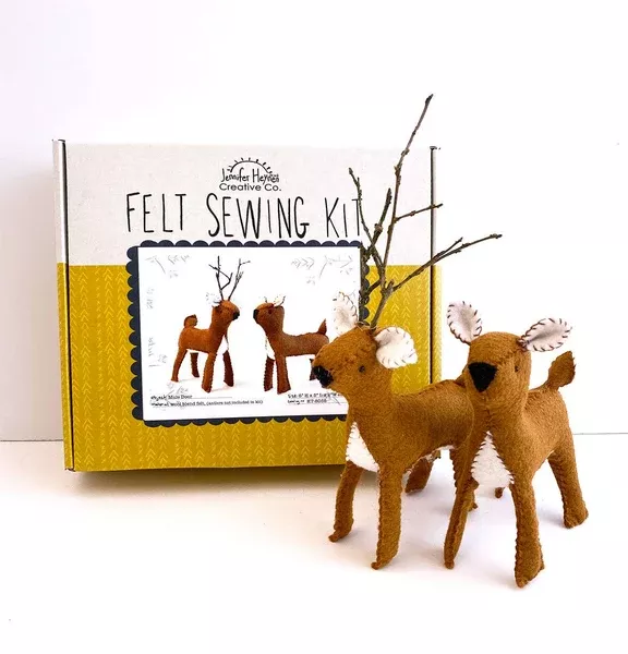 Mule Deer Felt Sewing Kit