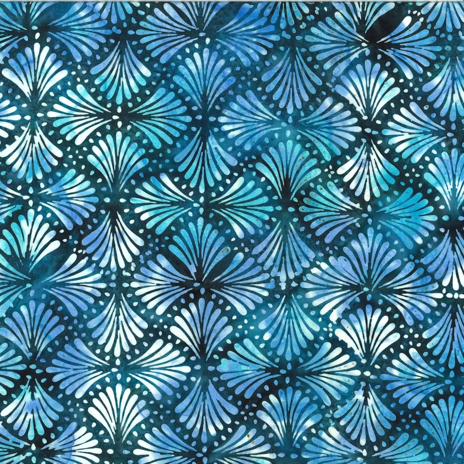 Remnant 43" x 43" Celestials - Art Deco - Hoffman Bali Batik