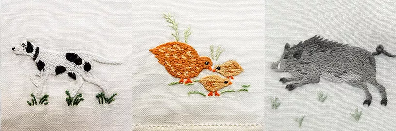 ThreeMiniature Hunt Animals - Collection 1